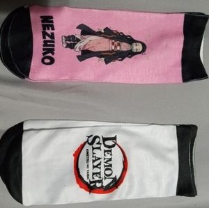 Demon slayer socks . 2 pairs